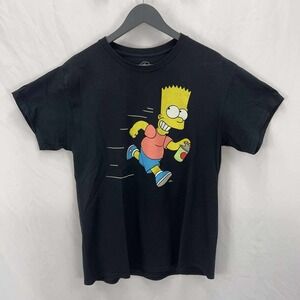 The Simpsons Bart Tee Shirt Men's L Large Black Sorry Or Whatever Unisex Tshirt